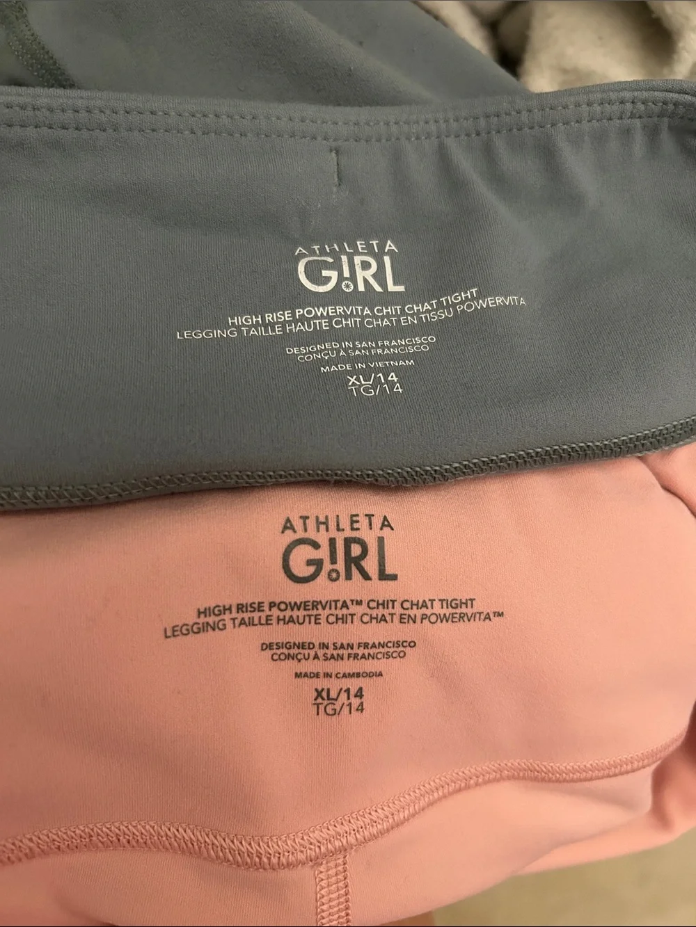 Athleta Girl Set of 2 Leggings